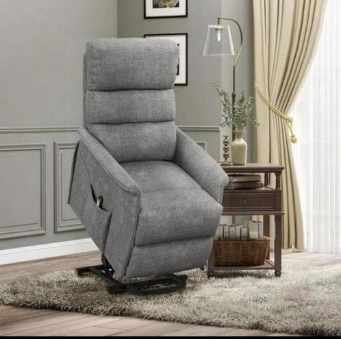 Elektrische Relaxfauteuil met Opstahulp NIEUW IN DOOS, Huis en Inrichting, Fauteuils, Nieuw, Stof, 50 tot 75 cm, 75 tot 100 cm