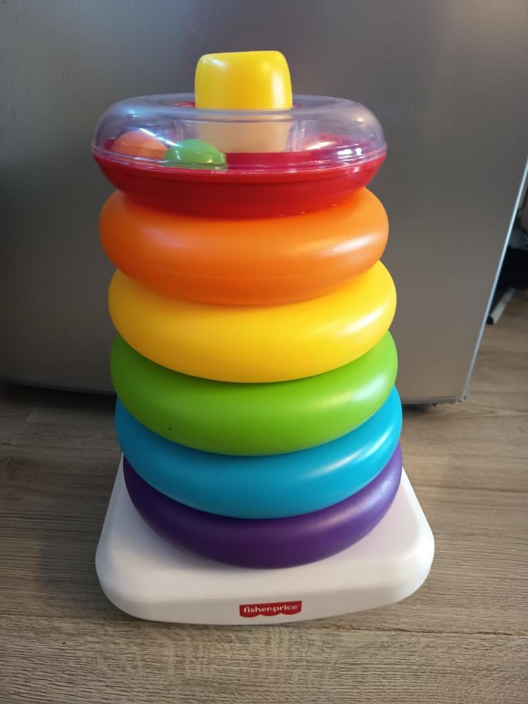 Fisher Price kleurige stapelringen / piramide, Ophalen of Verzenden, Speelset