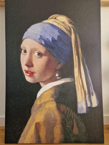 Meisje met de Parel - Canvas - 100 x 150 CM beschikbaar voor biedingen