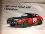 Datsun 280 vlaggen deco werkplaats en garage, Ophalen of Verzenden, Nieuw, Auto's
