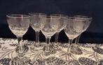 Vintage Kristallen Likeurglaasjes - Set van 6, Antiek en Kunst, Antiek | Glas en Kristal, Ophalen of Verzenden