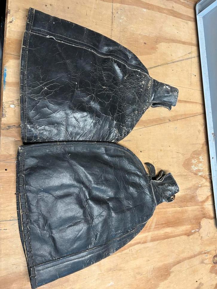 Vintage Motorhandschoenen Leer, Auto-onderdelen, Interieur en Bekleding, Oldtimer onderdelen, Gebruikt, Ophalen of Verzenden