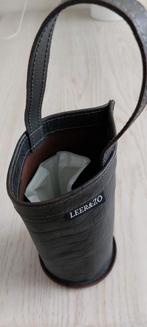 Wijnkoeler van leer met los koelelement. NIEUW. LEER&ZO., Ophalen, Nieuw, Overige materialen, Minder dan 50 cm