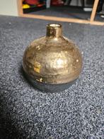 Goudkleurige vaas, Gebruikt, Overige kleuren, Aardewerk of Porselein, Ophalen of Verzenden