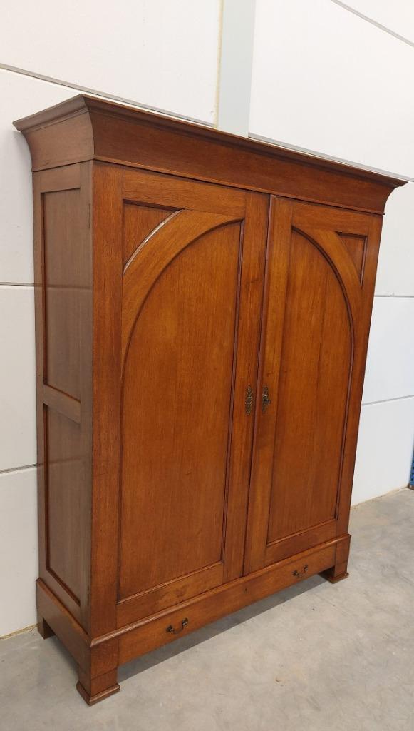 Prachtige grote antieke Hollandse poortkast., Antiek en Kunst, Antiek | Meubels | Kasten, Ophalen