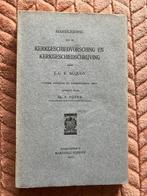 Handleiding tot de kerkgeschiedvorsching en ...., Ophalen of Verzenden, Zo goed als nieuw, Christendom | Protestants