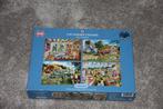 Mooie Gibsons puzzel 4 x 500 the farmers round, Ophalen of Verzenden, 500 t/m 1500 stukjes, Zo goed als nieuw, Legpuzzel
