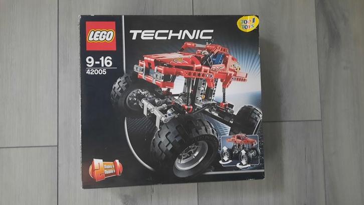 Lego technic 42005 monstertruck, Kinderen en Baby's, Speelgoed | Duplo en Lego, Zo goed als nieuw, Ophalen of Verzenden