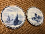 Porcelein bordjes Joost Thooft & LaBouchere Delft , beschadi, Antiek en Kunst, Ophalen of Verzenden
