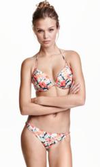 H&M bikini push up beige lelies maat 36, Kleding | Dames, Badmode en Zwemkleding, H&M, Beige, Ophalen of Verzenden, Zo goed als nieuw