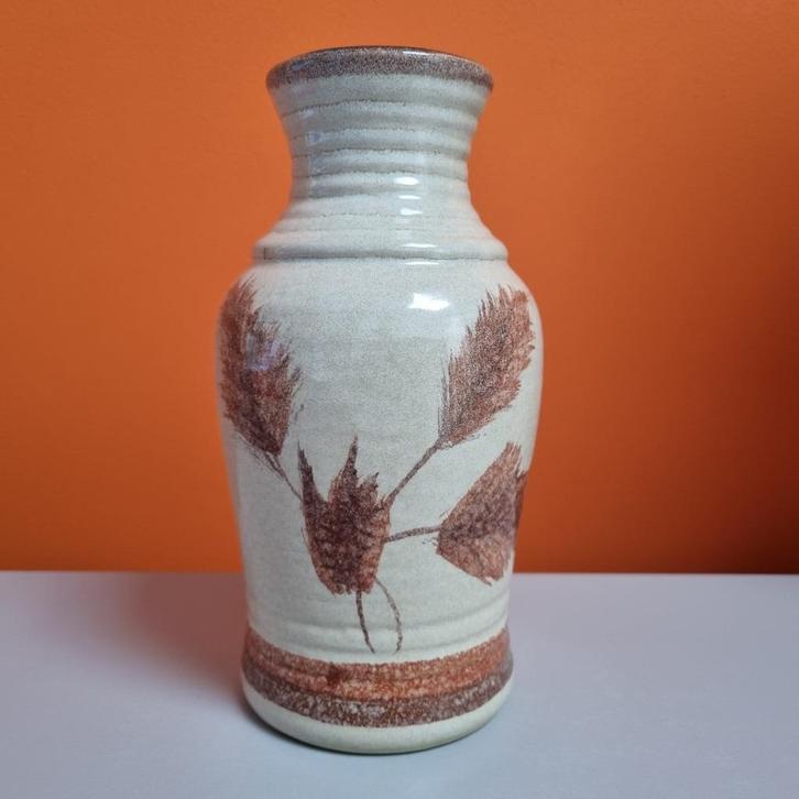 retro vintage keramiek vaas Bay West Germany 70s, Huis en Inrichting, Woonaccessoires | Vazen, Zo goed als nieuw, Overige kleuren
