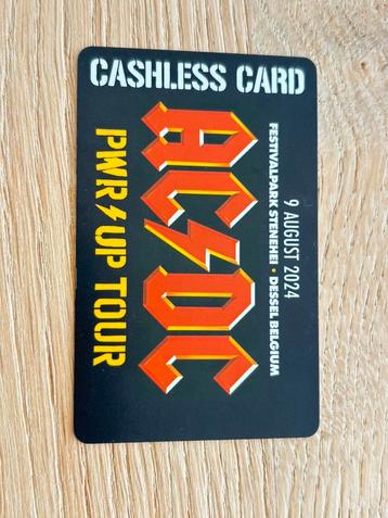 Betaalkaart AC/DC 2024 beschikbaar voor biedingen