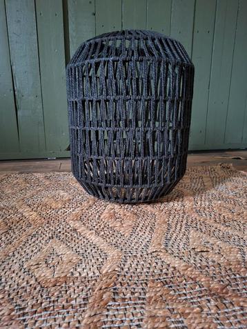 Hanglamp jute zwart beschikbaar voor biedingen