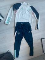 Adidas Ajax Trainingspak 23/24 Maat S, Kleding | Heren, Ophalen of Verzenden, Zo goed als nieuw, Maat 46 (S) of kleiner, Blauw