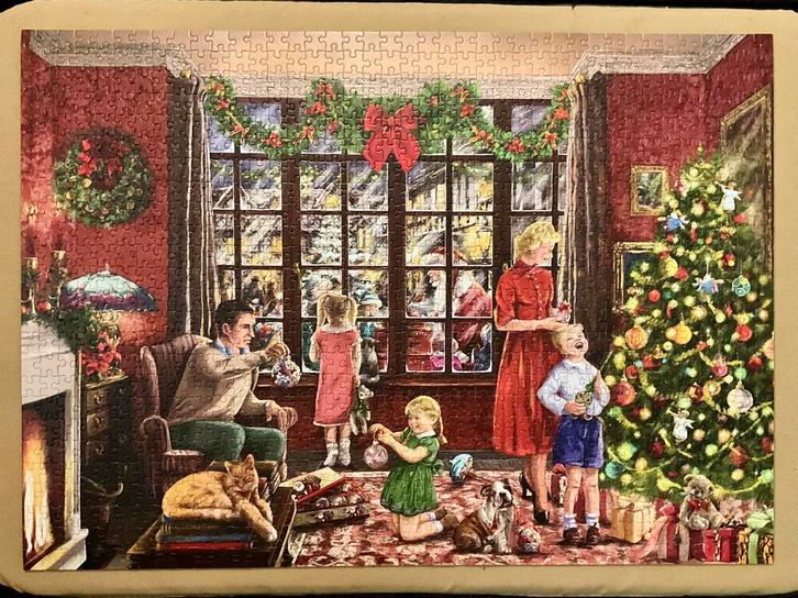 Falcon de Luxe Letters from Santa - Daniela Pirola 2 puzzels, Hobby en Vrije tijd, Denksport en Puzzels, Zo goed als nieuw, Legpuzzel