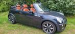 Mini 1.6 16V ONE Cabrio sidewalk 2007 Zwart, Auto's, 4 cilinders, Cabriolet, 4 stoelen, Zwart