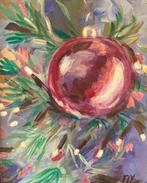 Origineel schilderij in baklijst, Antiek en Kunst, Kunst | Schilderijen | Klassiek, Ophalen of Verzenden