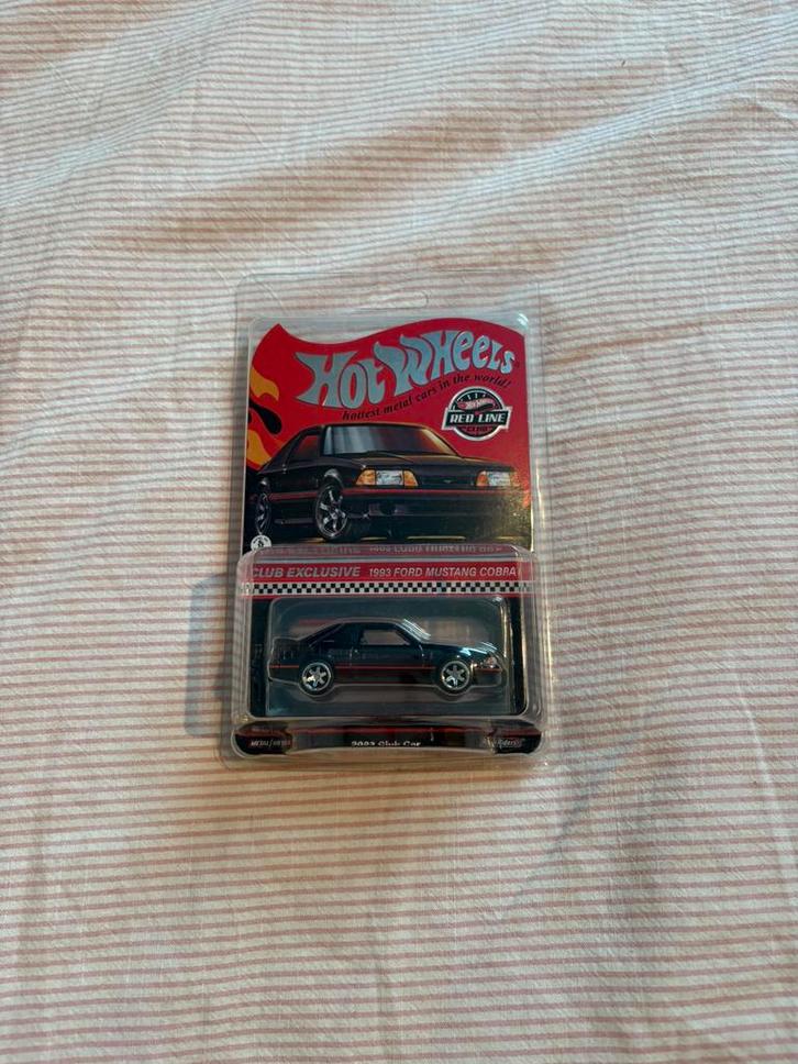 Hot Wheels Red Line Club Mustang Cobra, Hobby en Vrije tijd, Modelauto's | Overige schalen, Zo goed als nieuw, Auto, Ophalen of Verzenden
