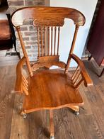 Houten bureaustoel, Ophalen