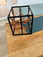 Stijlvol wijnrek voor 4 flessen, Ophalen of Verzenden, Zo goed als nieuw, Minder dan 5 flessen, Metaal