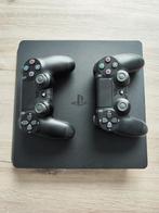 Playstation 4 slim 1TB 2 controllers, Spelcomputers en Games, Spelcomputers | Sony PlayStation 4, Ophalen, Gebruikt, Met 2 controllers