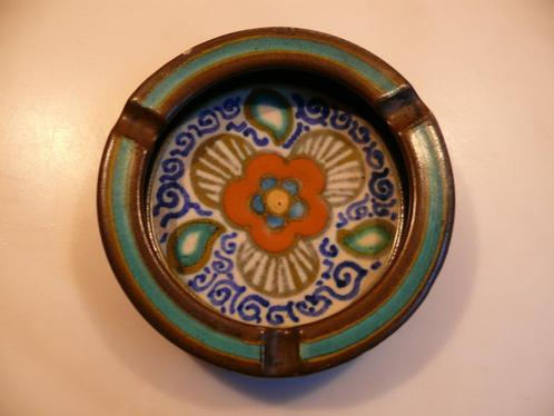 asbak gouda plateel, gesigneerd, Antiek en Kunst, Antiek | Keramiek en Aardewerk, Ophalen of Verzenden