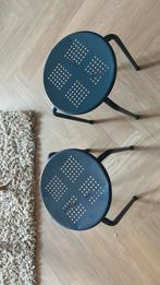 2 blauwe krukken, Antiek en Kunst, Antiek | Meubels | Tafels, Ophalen