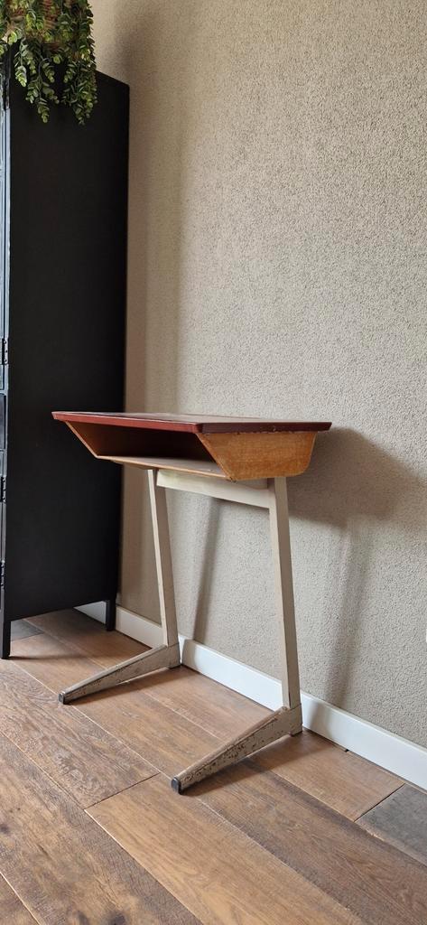 Vintage Bureau met Opbergvak, Huis en Inrichting, Bureaus, Gebruikt, Bureau, Ophalen