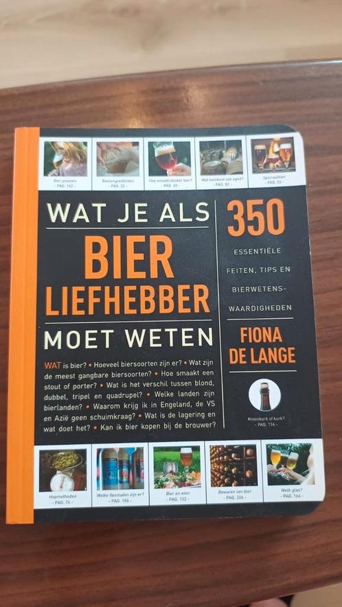 Fiona de Lange - Wat je als bierliefhebber moet weten, Boeken, Studieboeken en Cursussen, Zo goed als nieuw, Ophalen of Verzenden