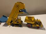Dinkey Toy Elevator loader (lopende band) en Dumper., Ophalen of Verzenden, Gebruikt, Tractor of Landbouw, Dinky Toys
