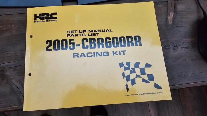 HRC CBR600RR 2005 Manual - Racing Kit, Motoren, Handleidingen en Instructieboekjes, Ophalen of Verzenden