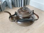 Theepot antiek tin tinnen theepot, Ophalen