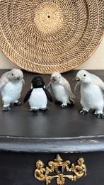 Kerstdeco: 4 miniatuur pinguins, Diversen, Kerst, Ophalen of Verzenden, Zo goed als nieuw