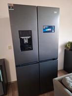 Mooie grote nieuwe koelkast BEKO, Witgoed en Apparatuur, Koelkasten en IJskasten, Ophalen, 200 liter of meer, 60 cm of meer, Met aparte vriezer