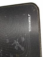 TITANWOLF Wereldkaart Muismat - 35x15,5 cm, Computers en Software, Muismatten, Ophalen of Verzenden, Gaming muismat, Zo goed als nieuw