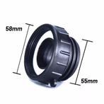 IBC adapter 58 of 62 mm fijne draad naar S60x6, Ophalen of Verzenden, Nieuw