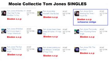 Tom Jones Singles + Schaars Zeldzaam + KLEUR