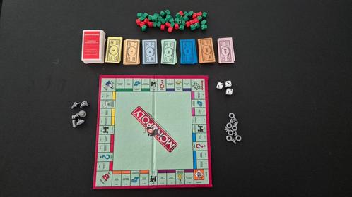 Uniek! Mini versie van monopoly, reis versie, Hobby en Vrije tijd, Gezelschapsspellen | Bordspellen, Gebruikt, Een of twee spelers