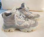 Leer met suède sneakers grijsbeige mt 37 Bronx, Bronx, Beige, Ophalen of Verzenden, Sneakers of Gympen
