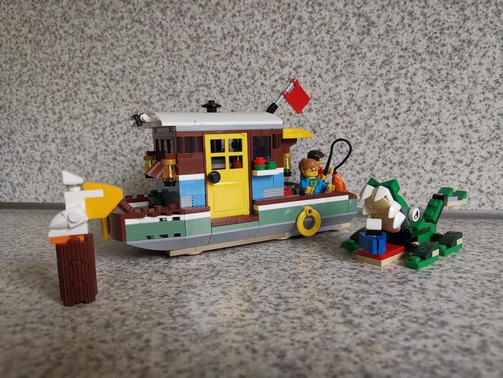 Lego Creator – 31093 Woonboot aan de rivier, Kinderen en Baby's, Speelgoed | Duplo en Lego, Zo goed als nieuw, Lego, Complete set