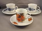 3 vintage kop en schotel MITTERTEICH - Bavaria, Verzamelen, Ophalen of Verzenden, Gebruikt, Porselein, Kop en/of schotel