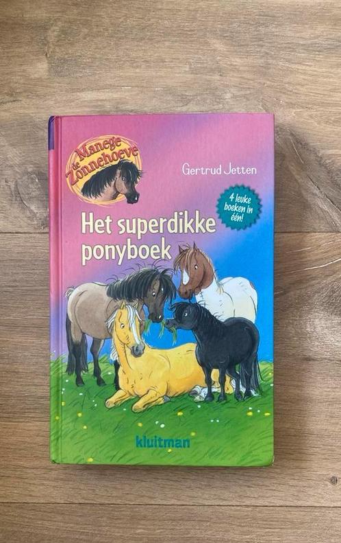 Gertrud Jetten - Het superdikke ponyboek - manege zonnehoeve, Boeken, Kinderboeken | Jeugd | onder 10 jaar, Zo goed als nieuw