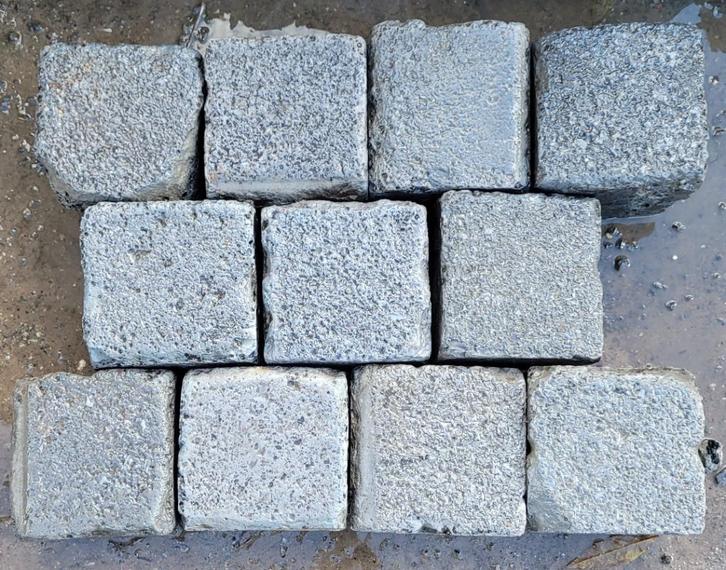 kinderkoppen / kasseien, Tuin en Terras, Grind, Keien en Split, Gebruikt, Kei, Antraciet, Overige materialen, Ophalen of Verzenden