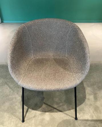 Grijze eetkamerstoelen (2 stuks)