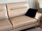 Witleren Bankstel + 2 Fauteuils, Huis en Inrichting, Banken | Bankstellen, Ophalen, Gebruikt, Driepersoons, Rechte bank