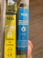 Te Koop : Epson 16 cartridges (Geel en Blauw) (N.V.), Ophalen of Verzenden, Nieuw, Cartridge, Huismerk