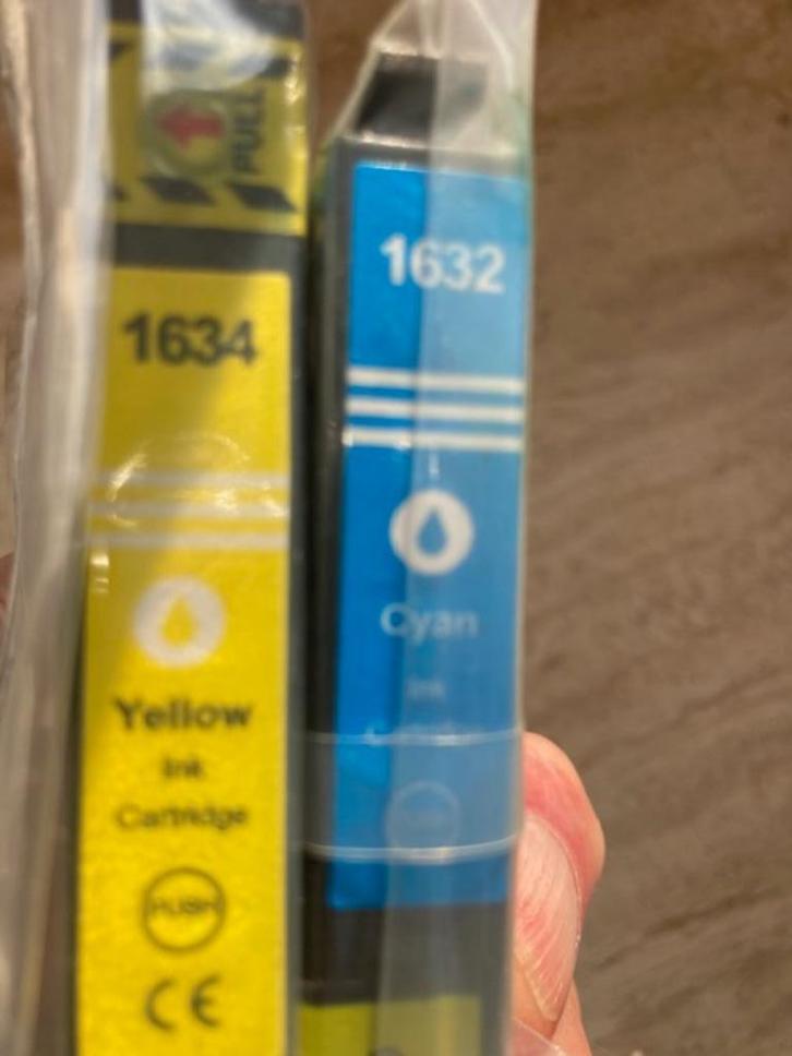 Te Koop : Epson 16 cartridges (Geel en Blauw) (N.V.), Computers en Software, Printerbenodigdheden, Nieuw, Cartridge, Ophalen of Verzenden