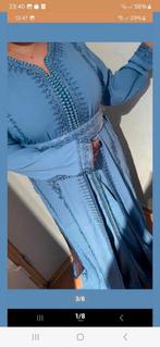 Marokkaanse Takshita Jurk - XL, Ophalen, Blauw, Maat 46/48 (XL) of groter, Zo goed als nieuw