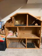Houten poppenhuis, speelgoed, Kinderen en Baby's, Speelgoed | Poppenhuizen, Ophalen, Zo goed als nieuw, Poppenhuis