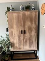 Eiken servieskast handgemaakt, Huis en Inrichting, Kasten | Buffetkasten, Ophalen, 100 tot 150 cm, 200 cm of meer, Eikenhout